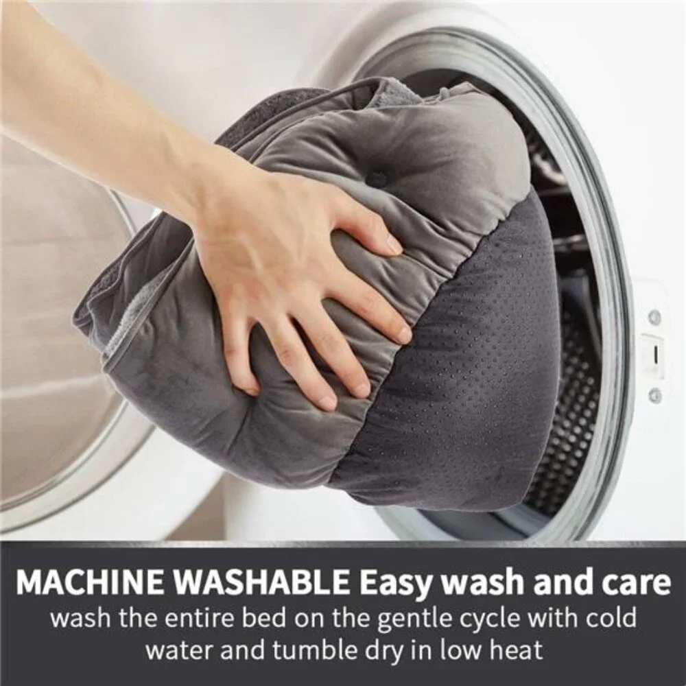 Pet Bed Extra Soft & Machine Washable with Anti-Slip & Water-Resistant, 20